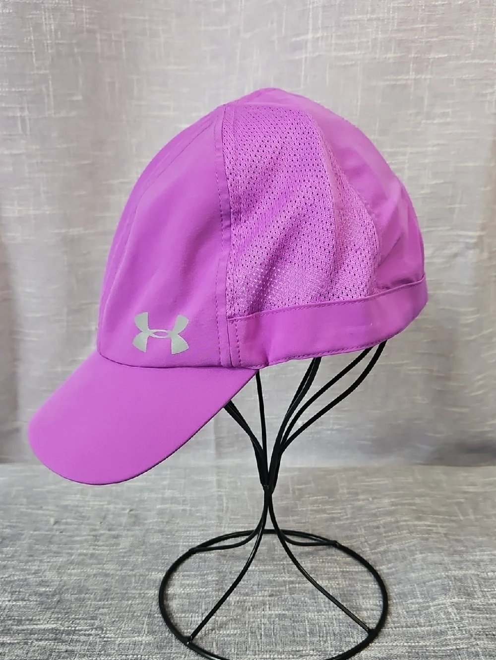 Under Armour Purple Mesh-Panel Running Cap